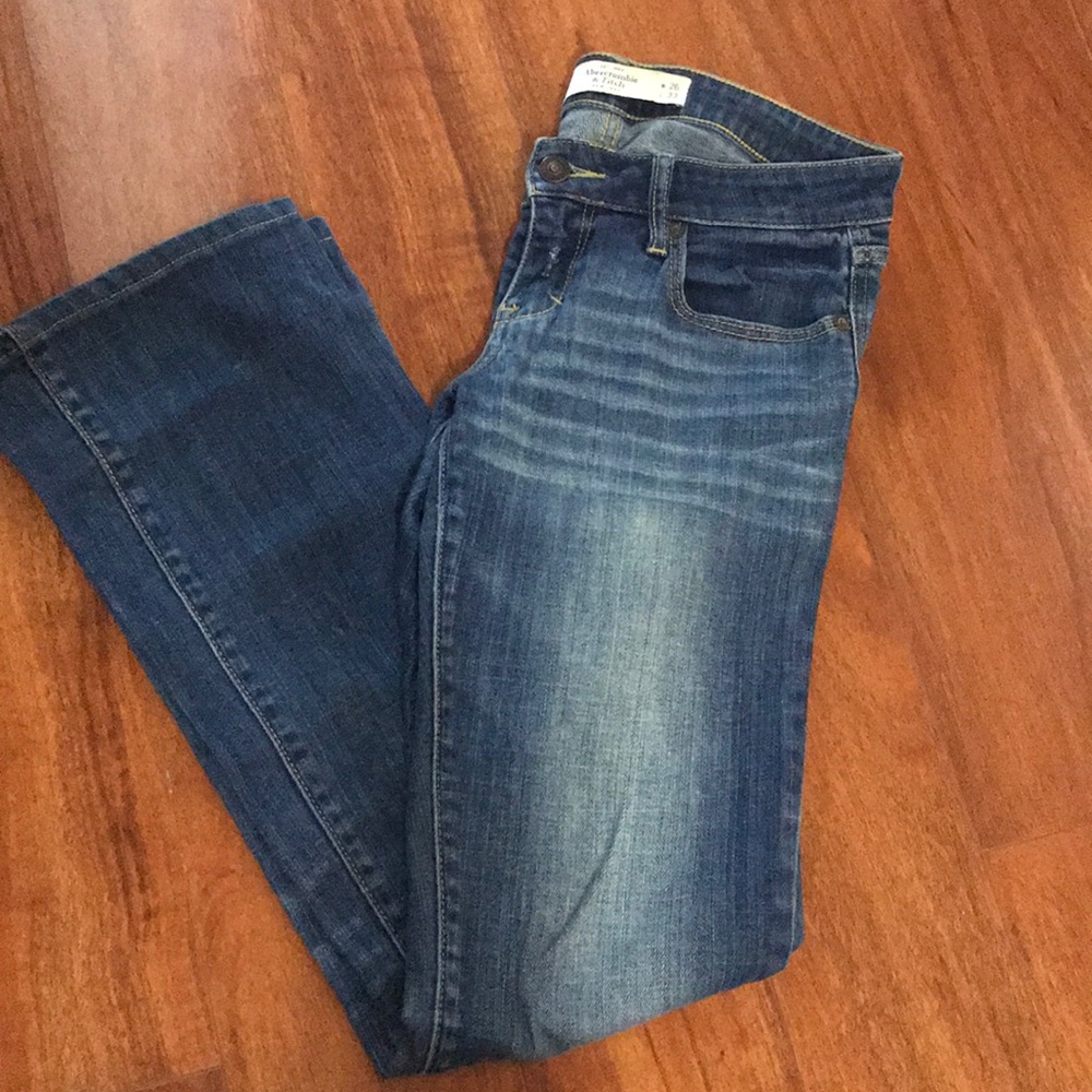 A&F bootcut jeans